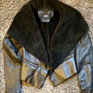 SOLD - Barney’s Small, faux leather jacket